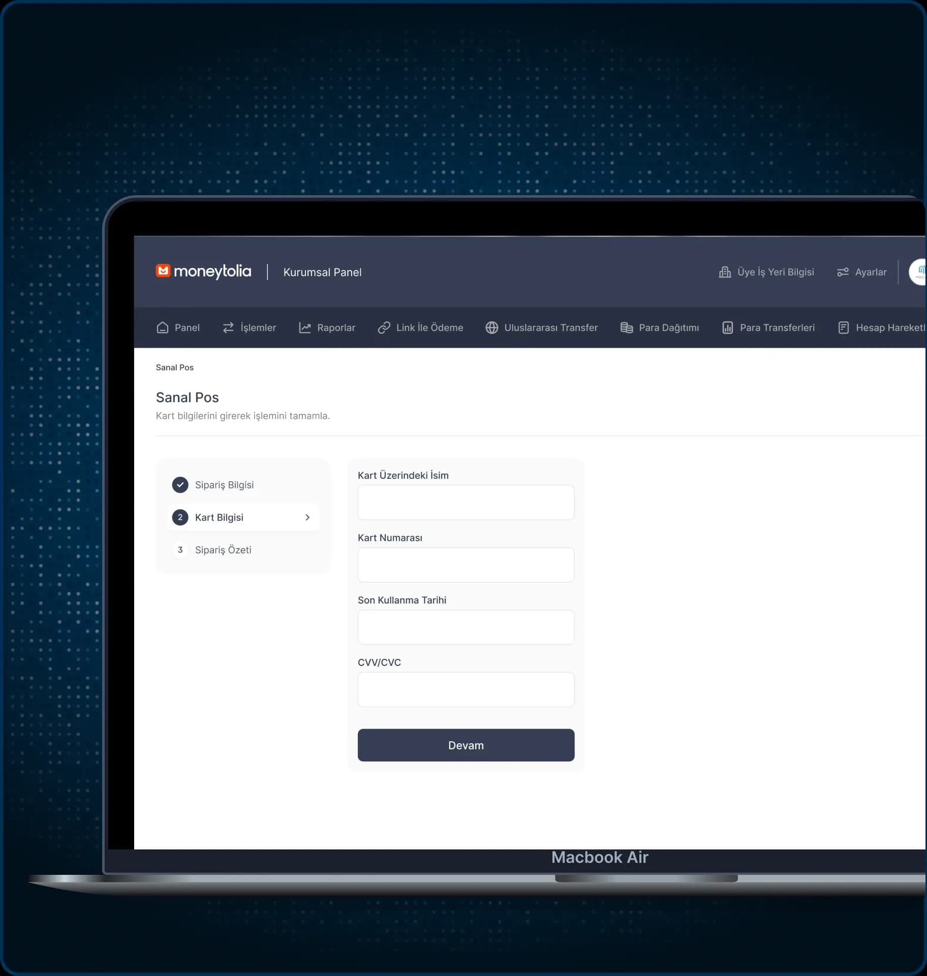 Ödeme alma çözümlerinizi tek bir platformdan yönetin.