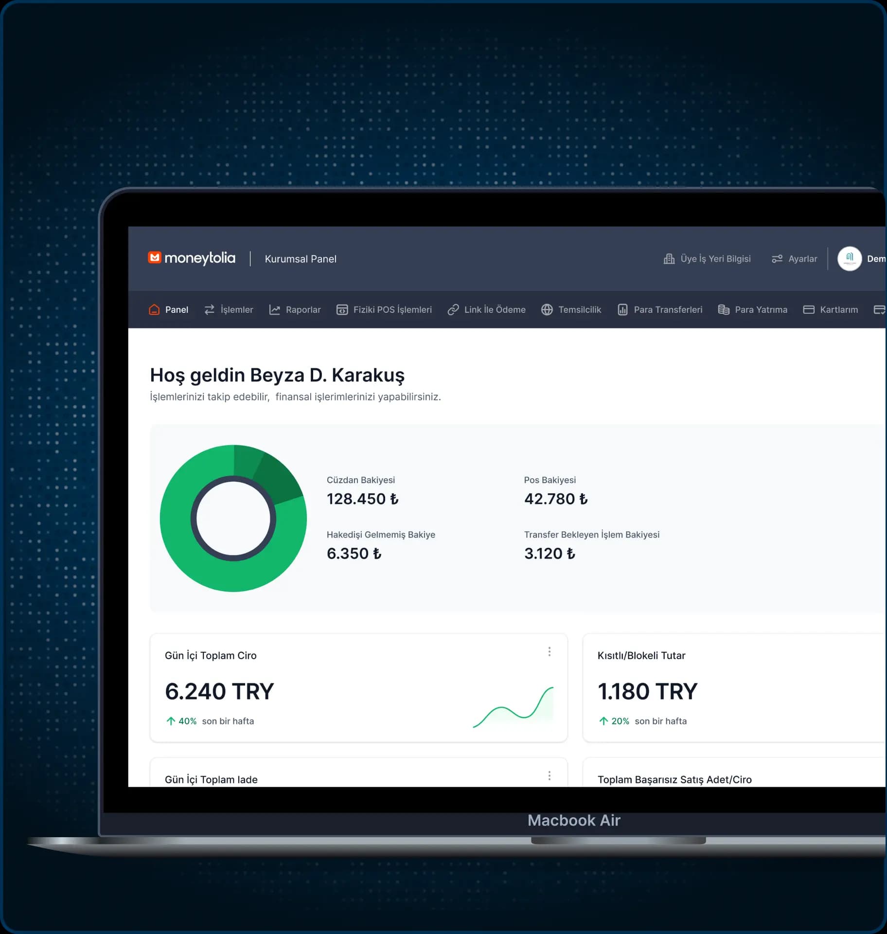 Kurumsal hesap başvuru